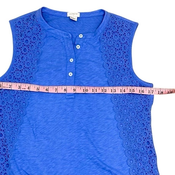 J Crew Factory Sleeveless Lace Detail Top Size S - Picture 9 of 10